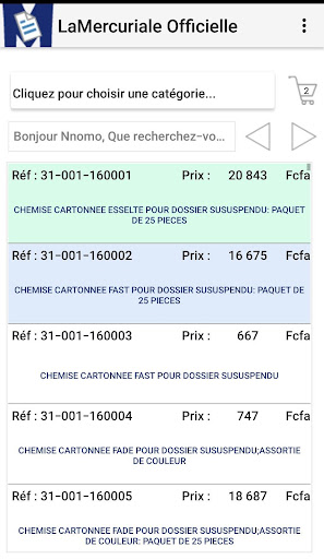 Android application TheMercurial Cameroon screenshort