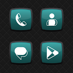 Cover Image of Download Royale Teal Icons  APK