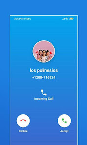 Captura de Pantalla 2 Fake Los Polinesios Call Voice android