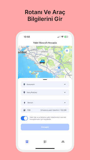 Android application Yolda: Yakıt & Otoyol Masraf screenshort