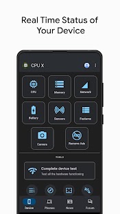 CPU X : Geräte und System info Screenshot