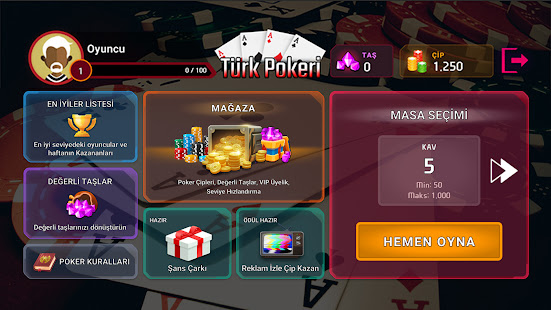 Tu00fcrk Pokeri 2.13 screenshots 9