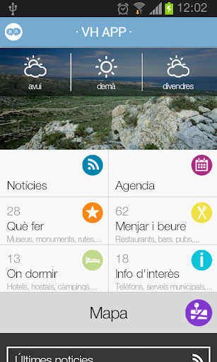 Android application VH APP screenshort