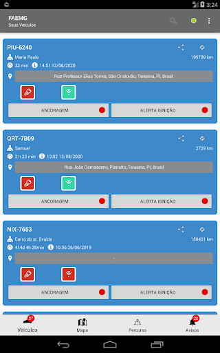 FAEMG Rastreamento Screen 2