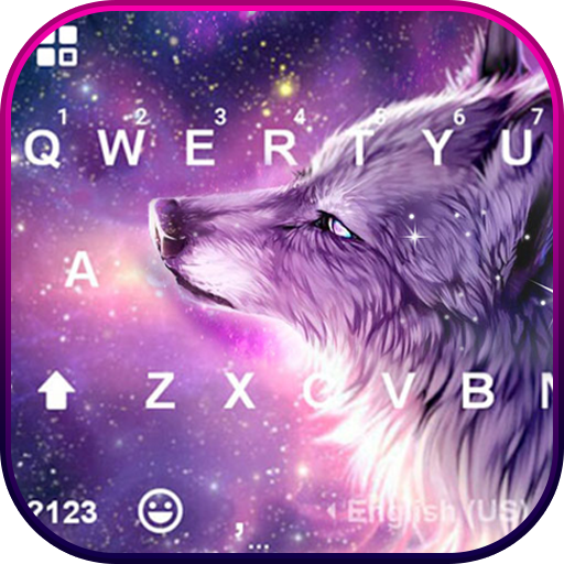 Starry Wolf Keyboard Theme 8.7.1_0621 Icon