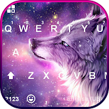 Starry Wolf Keyboard Theme icon