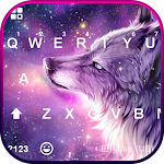 Starry Wolf Keyboard Theme Apk