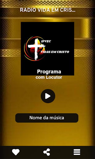 Android application RÁDIO VIDA EM CRISTO screenshort