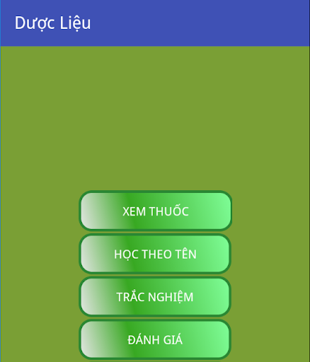 Android application Dược Liệu screenshort