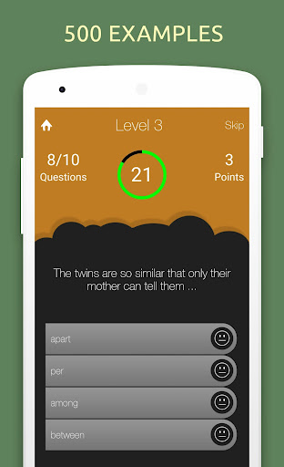 English Phrasal Verbs Quiz Screen 3