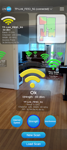 Android application WiVi - AR WiFi Mapper screenshort
