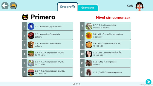 Aula Lengua Screen 2