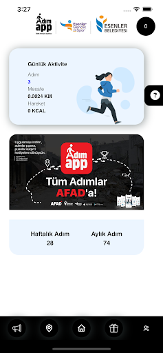 AdımApp Screen 2