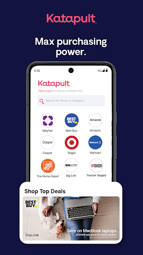 Android application Katapult Shop & Lease to Own screenshort