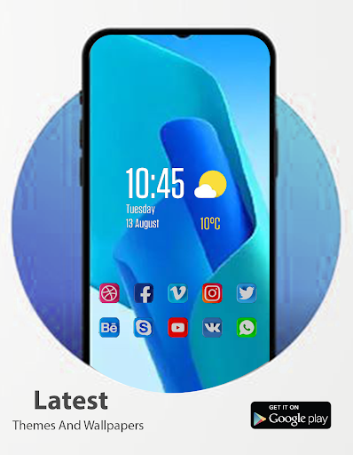 Android application Oppo A16e Themes and Launcher screenshort