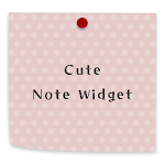 Cover Image of Baixar Cute Note Widget  APK