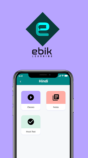 Android application Ebik Learning screenshort
