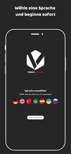Android application Verbentrainer screenshort