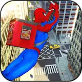 Spider Hero Pizza Delivery Boy icon