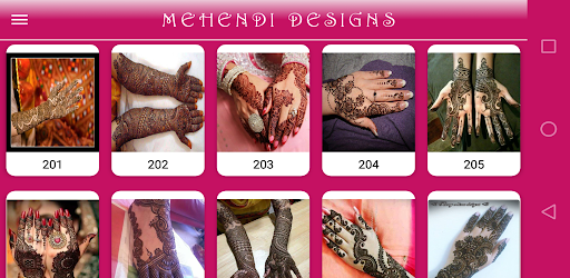 Android application Mehndi Designs (2022) screenshort
