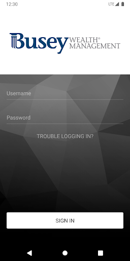 Android application Busey Wealth Management screenshort