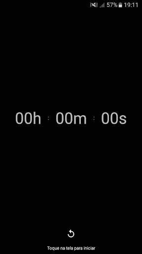 Android application Cronômetro simples screenshort