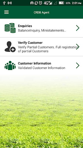 CRDB BANK SimAccount Agent Screen 2