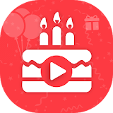 Birthday video maker with music icon