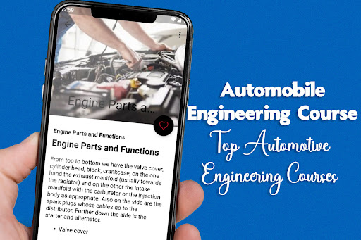 Automobile Engineering Course Screen 2