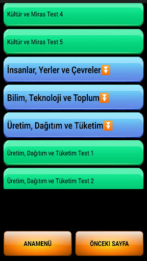 4. Sınıf Sosyal Bilgiler Test Screen 2