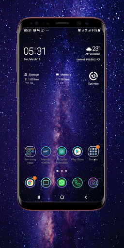 Starry Night Wallpaper Screen 3