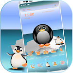 Cover Image of Download Cute Penguin Theme  APK