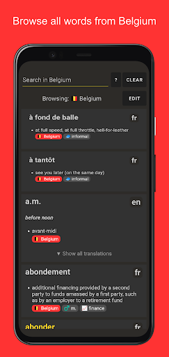 Belge French Dictionary