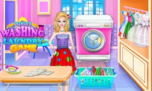Olivia's washing laundry game For PC installation
