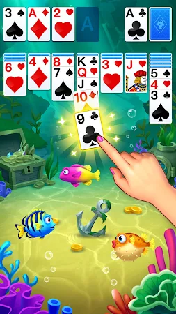 Game screenshot Пасьянс Косынка с Рыбками hack