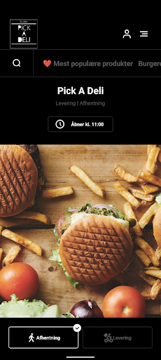 Android application Pick A Deli screenshort