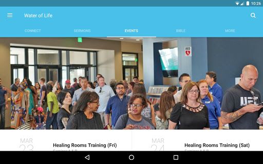 Screenshot of Water of Life Community Church