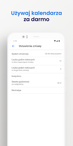 Kalendarz zmianowy PSP Screen 3