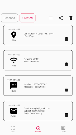 Smart QR and Barcode reader g