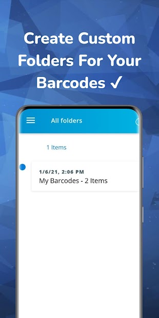 Captura 5 Administrador de códigos de barras android