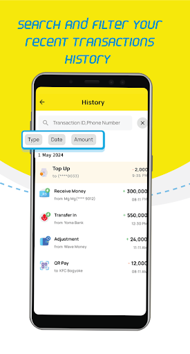 Screenshot of WavePay APP by Wave Money