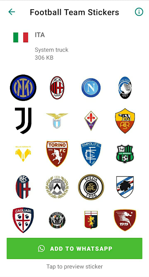 Football team Stickersのおすすめ画像4