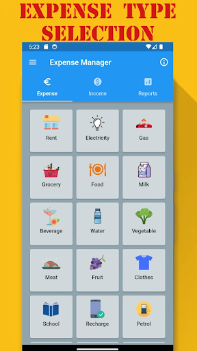 Android application Expense Manager Offline screenshort