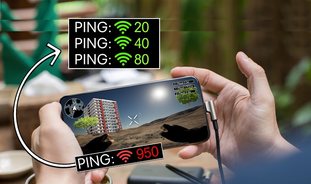Mobile Gaming Ping : Anti Lag Tool for all Games 1.6 APK + Mod (Unlimited money) untuk android
