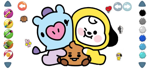 BT21 Coloring Book 1 APK + Мод (Unlimited money) за Android