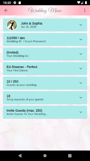 Wedding Music App (Amgee.net) Screenshot 3 - AppWisp.com
