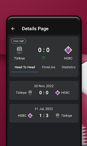 Football Statistics 2022 Screen 3