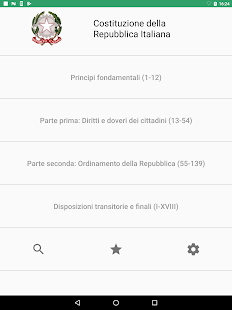 Italian Constitution Screenshot