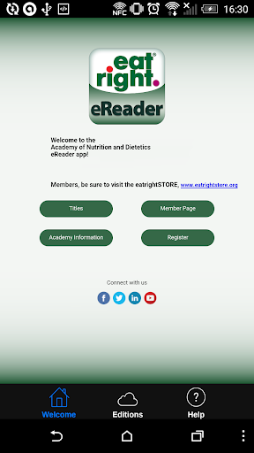 eatright eReader Screen 2