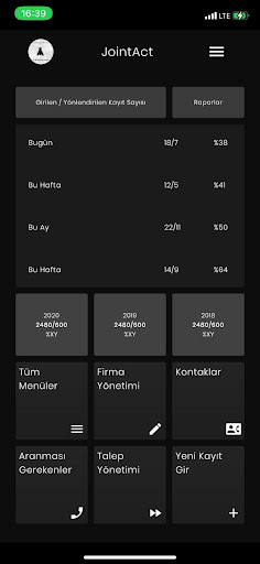 Android application JointAct screenshort